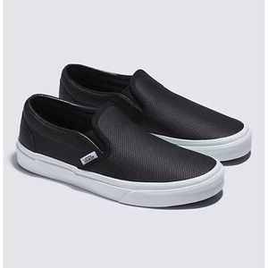 Slip on leather Perf Vans
